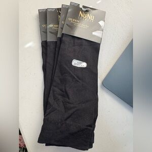 NuNu Black Trouser Socks with Spandex 4 pair